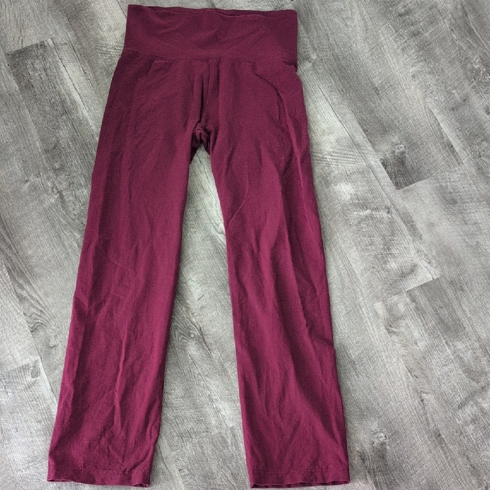 T Party Fashion Maroon Leggings Size Large